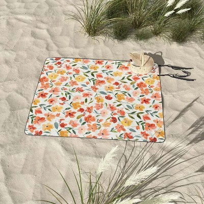 Ninola Design Countryside Fresh Flowers Picnic Blanket - Deny Designs 4 Ninola Design Countryside Fresh Flowers Picnic Blanket - Deny Designs - Image 2