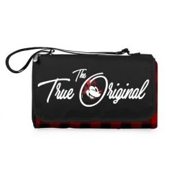 Picnic Time Blanket Tote Outdoor Blanket - Red/Black