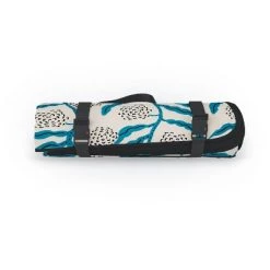 Holli Zollinger La Ville Vine Blue Picnic Blanket - Deny Designs