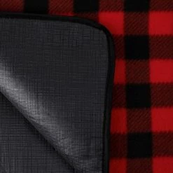 Picnic Time Blanket Tote Outdoor Picnic Blanket - Red/Black -Outlet Camping Gear Store unnamed file 6683