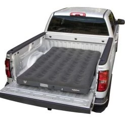 Rightline Gear Mid Size Truck Bed Twin Air Mattress with Electrical Pump - Gray