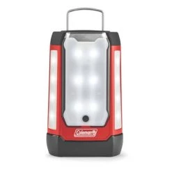 Coleman 3-Panel 600L LED Lantern - Red