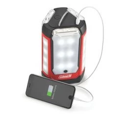 Coleman 3-Panel 600L LED Lantern - Red -Outlet Camping Gear Store unnamed file 6760