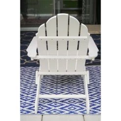 37.8" Foldable Weather Resistant Outdoor Adirondack Chair - White - XBrand 14 37.8" Foldable Weather Resistant Outdoor Adirondack Chair - White - XBrand -Outlet Camping Gear Store unnamed file 686