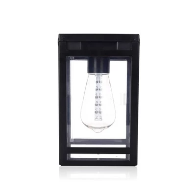 7.87" Solar Portable Outdoor Lantern Amber/White - Techko Maid 4 7.87" Solar Portable Outdoor Lantern Amber/White - Techko Maid - Image 2