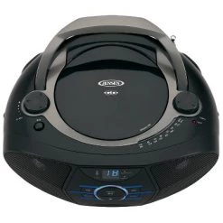 JENSEN AM/FM Radio CD Boombox with LED Display - Black (CD-560)