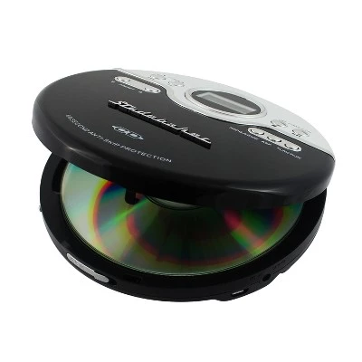 Studebaker Personal CD Player with FM Radio, 60 Second ASP and Earbuds (SB3703) - Black 5 Studebaker Personal CD Player with FM Radio, 60 Second ASP and Earbuds (SB3703) - Black - Image 3
