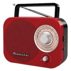 Studebaker Portable AM/FM Radio (SB2000) Black -Outlet Camping Gear Store unnamed file 7016