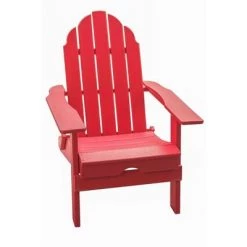 37.8" Foldable Weather Resistant Outdoor Adirondack Chair - Red - XBrand 15 37.8" Foldable Weather Resistant Outdoor Adirondack Chair - Red - XBrand -Outlet Camping Gear Store unnamed file 705