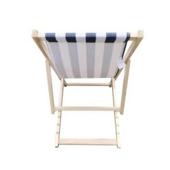 Striped Wood Sling Chair - Natural/Blue - WELLFOR 18 Striped Wood Sling Chair - Natural/Blue - WELLFOR -Outlet Camping Gear Store unnamed file 719