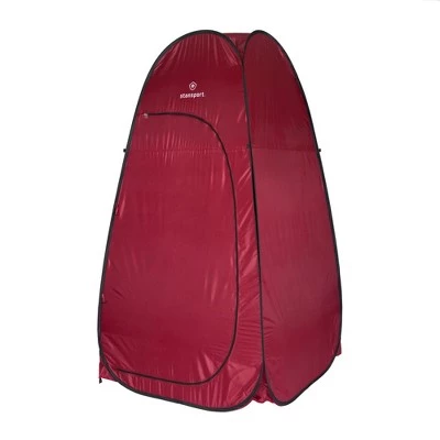 Stansport Pop Up Privacy Shelter Red 3 Stansport Pop Up Privacy Shelter Red