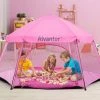 Kids' Pop Up Tent - Pink - Alvantor