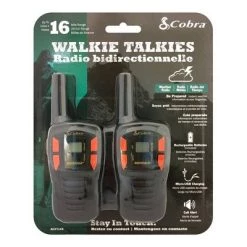 Cobra 16 Mile Range FRS Value 2 Pack - Black (CXT145) -Outlet Camping Gear Store unnamed file 7376