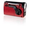 WeatherX AM/FM/WB with Flashlight & Phone Charger Radio - Red (WR182R)