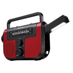 WeatherX WB/AM/FM Solar Charge Radio - Red (WR383R) -Outlet Camping Gear Store unnamed file 7434