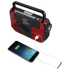 WeatherX WB/AM/FM Solar Charge Radio - Red (WR383R) -Outlet Camping Gear Store unnamed file 7436