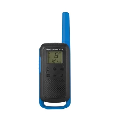 Motorola Solutions Talkabout T270 Two-Way Radio, 25 mile range, Black W/Blue 3 Motorola Solutions Talkabout T270 Two-Way Radio, 25 mile range, Black W/Blue