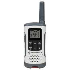 Motorola Solutions Talkabout T260 Two-Way Radio, 25 mile range, Rechargeable, White