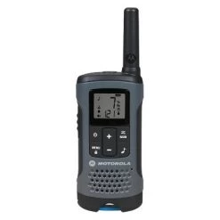 Motorola Solutions Talkabout T200 Two-Way Radio, 20 mile range, Rechargeable, Gray