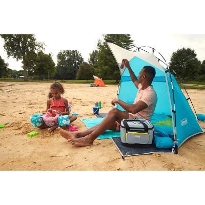 Coleman Skyshade Beach Shade - Caribbean Blue 8 Coleman Skyshade Beach Shade - Caribbean Blue - Image 6