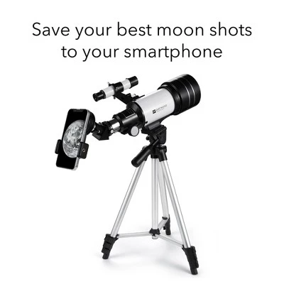 Dartwood Astronomical Telescope - 360° Rotational Telescope - Multiple Eyepieces Included for Different Zoom (Black/White) 3 Dartwood Astronomical Telescope - 360° Rotational Telescope - Multiple Eyepieces Included for Different Zoom (Black/White)