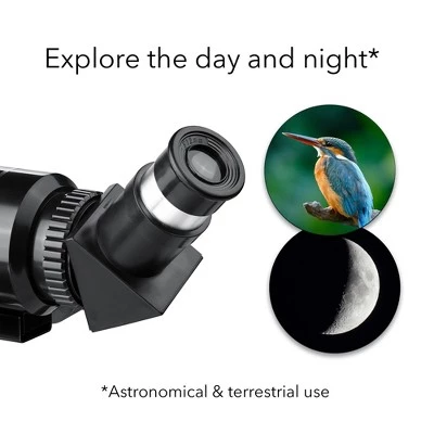 Dartwood Astronomical Telescope - 360° Rotational Telescope - Multiple Eyepieces Included for Different Zoom (Black/White) 5 Dartwood Astronomical Telescope - 360° Rotational Telescope - Multiple Eyepieces Included for Different Zoom (Black/White) - Image 3