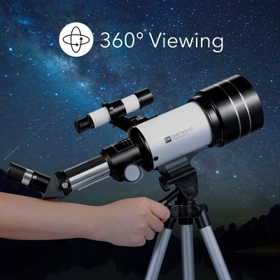 Dartwood Astronomical Telescope - 360° Rotational Telescope - Multiple Eyepieces Included for Different Zoom (Black/White) 7 Dartwood Astronomical Telescope - 360° Rotational Telescope - Multiple Eyepieces Included for Different Zoom (Black/White) - Image 5