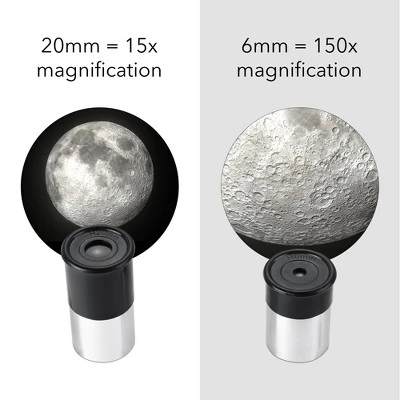 Dartwood Astronomical Telescope - 360° Rotational Telescope - Multiple Eyepieces Included for Different Zoom (Black/White) 9 Dartwood Astronomical Telescope - 360° Rotational Telescope - Multiple Eyepieces Included for Different Zoom (Black/White) - Image 7