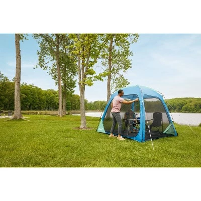Coleman 8'x8' Skyshade Screendome Shelter - Blue 11 Coleman 8'x8' Skyshade Screendome Shelter - Blue - Image 9