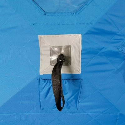 Clam Outdoors CLAM 14477 C-560 4 Person 7.5 Foot Lightweight Portable Pop Up Ice Fishing Angler Thermal Hub Shelter Tent with Anchors, Tie Ropes, and Carrying Bag 5 Clam Outdoors CLAM 14477 C-560 4 Person 7.5 Foot Lightweight Portable Pop Up Ice Fishing Angler Thermal Hub Shelter Tent with Anchors, Tie Ropes, and Carrying Bag - Image 3