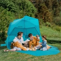 Outdoor Automatic Pop-Up Sun Shelter - Teal - Alvantor -Outlet Camping Gear Store unnamed file 779