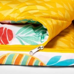 Kids' Printed Sleep Bag with Carrying Bag Pineapple - Sun Squad™