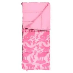 Wenzel Moose 40-50 Degree Youth Sleeping Bag - Pink