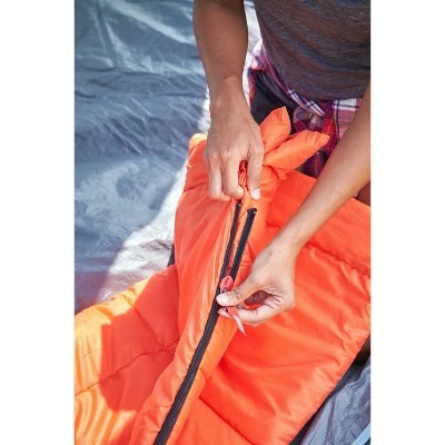 Coleman Kompact 40 Degree Sleeping Bag - Coral Orange 8 Coleman Kompact 40 Degree Sleeping Bag - Coral Orange - Image 6