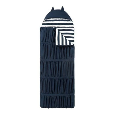 32"x75" Frankie Sleeping Bag Navy - Chic Home Design 3 32"x75" Frankie Sleeping Bag Navy - Chic Home Design