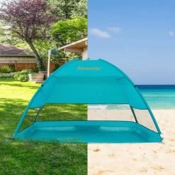 Outdoor Pop-Up Beach Tent - Teal - Alvantor 15 Outdoor Pop-Up Beach Tent - Teal - Alvantor -Outlet Camping Gear Store unnamed file 797