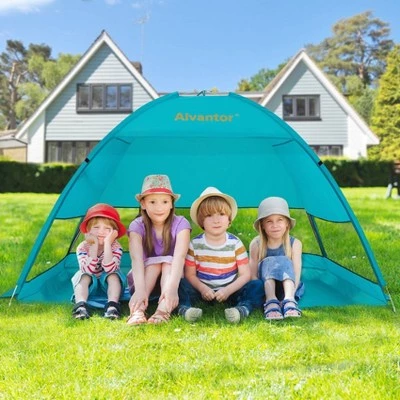 Outdoor Pop-Up Beach Tent - Teal - Alvantor 10 Outdoor Pop-Up Beach Tent - Teal - Alvantor - Image 8