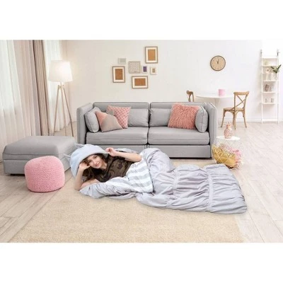 32"x75" Frankie Sleeping Bag Gray - Chic Home Design 4 32"x75" Frankie Sleeping Bag Gray - Chic Home Design - Image 2