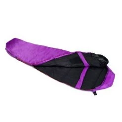Snugpak Travelpak 3 Sleeping Bag with Mosquito Net, 27 Degree, Left Hand Zip, Vivid Violet
