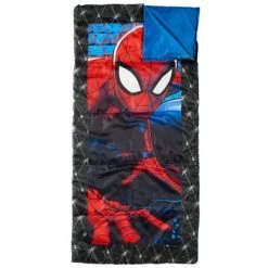 Exxel Outdoors Exxel Marvel Spiderman Superhero Youth Sized Sleeping Bag, For 3 Season Use Camping, Sleepovers, & Travel, Rated to 45 Degrees Fahrenheit -Outlet Camping Gear Store unnamed file 8199