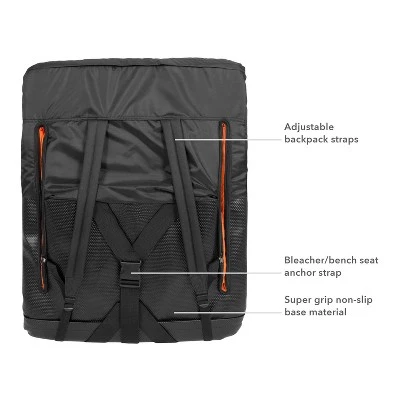 Driftsun Universal Wide Deluxe 25 Inch Width Folding Stadium Reclining Bleacher Seat Chair with Back Support for Sporting Events 6 Driftsun Universal Wide Deluxe 25 Inch Width Folding Stadium Reclining Bleacher Seat Chair with Back Support for Sporting Events - Image 4