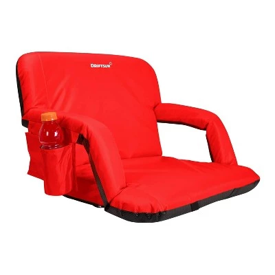 Driftsun Universal Wide Deluxe 25 Inch Width Folding Stadium Reclining Bleacher Seat Chair with Back Support for Sporting Events 11 Driftsun Universal Wide Deluxe 25 Inch Width Folding Stadium Reclining Bleacher Seat Chair with Back Support for Sporting Events - Image 9