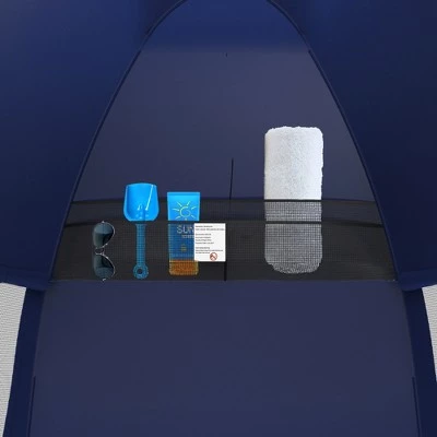 Leisure Sports Pop-up Beach Tent with Carrying Bag - Blue 5 Leisure Sports Pop-up Beach Tent with Carrying Bag - Blue - Image 3
