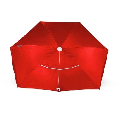 Picnic Time Brolly Beach Umbrella Tent - Red 3 Picnic Time Brolly Beach Umbrella Tent - Red