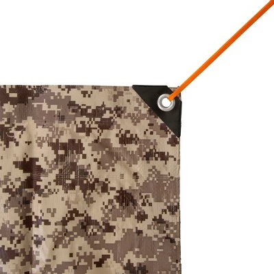 Stansport Medium Duty 6 Mil Thick Tarp Digital Desert Camo 4 Stansport Medium Duty 6 Mil Thick Tarp Digital Desert Camo - Image 2