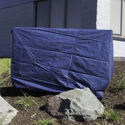 Sunnydaze Decor Sunnydaze Outdoor Heavy-Duty Multi-Purpose Plastic Reversible Protective Tarp Cover - 12' x 16' - Blue and Green 5 Sunnydaze Decor Sunnydaze Outdoor Heavy-Duty Multi-Purpose Plastic Reversible Protective Tarp Cover - 12' x 16' - Blue and Green - Image 3