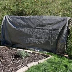 Sunnydaze Decor Sunnydaze Outdoor Heavy-Duty Multi-Purpose Plastic Reversible Protective Tarp Cover - 30' x 40' - Dark Gray