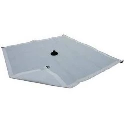 ZORO SELECT 5WUA1 Tarp,Fire Retard Drainage,Poly,15x15Ft
