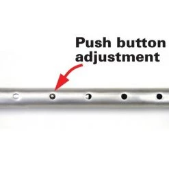 Stansport 8' Aluminum Tent Pole Push Button Lock
