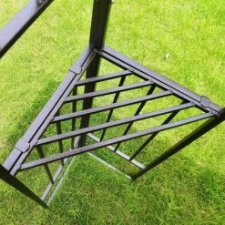 Wedohome 10' x 10' Outdoor Patio Gazebo Canopy Tent with Ventilated Double Roof and Mosquito Net Black/Beige -Outlet Camping Gear Store unnamed file 874